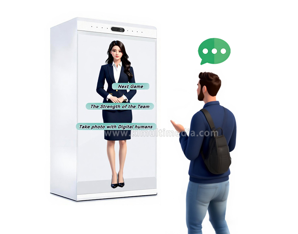 شخص ثلاثي الأبعاد يعمل بالذكاء الاصطناعي