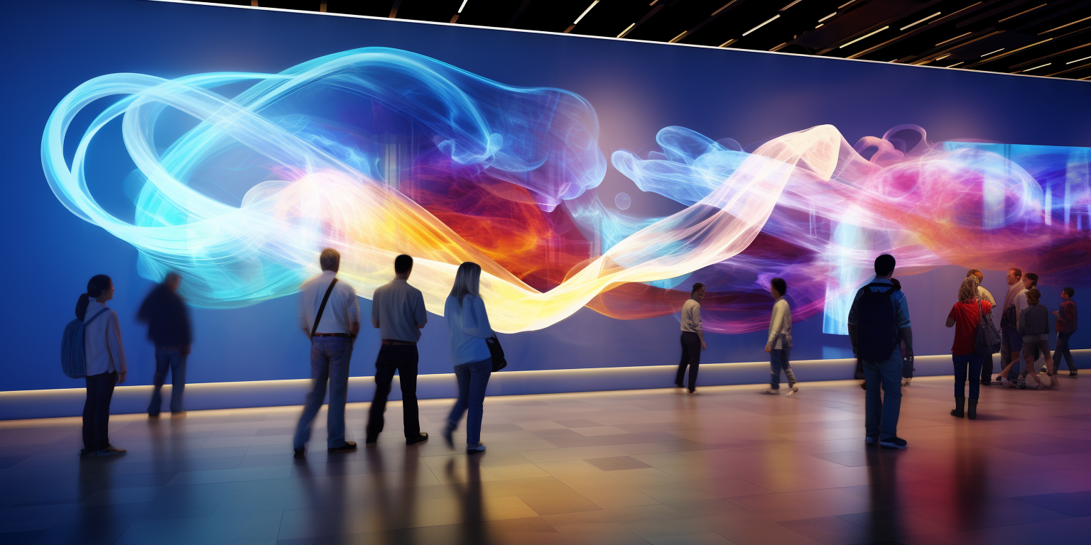 الإسقاط التفاعلي على الحائط