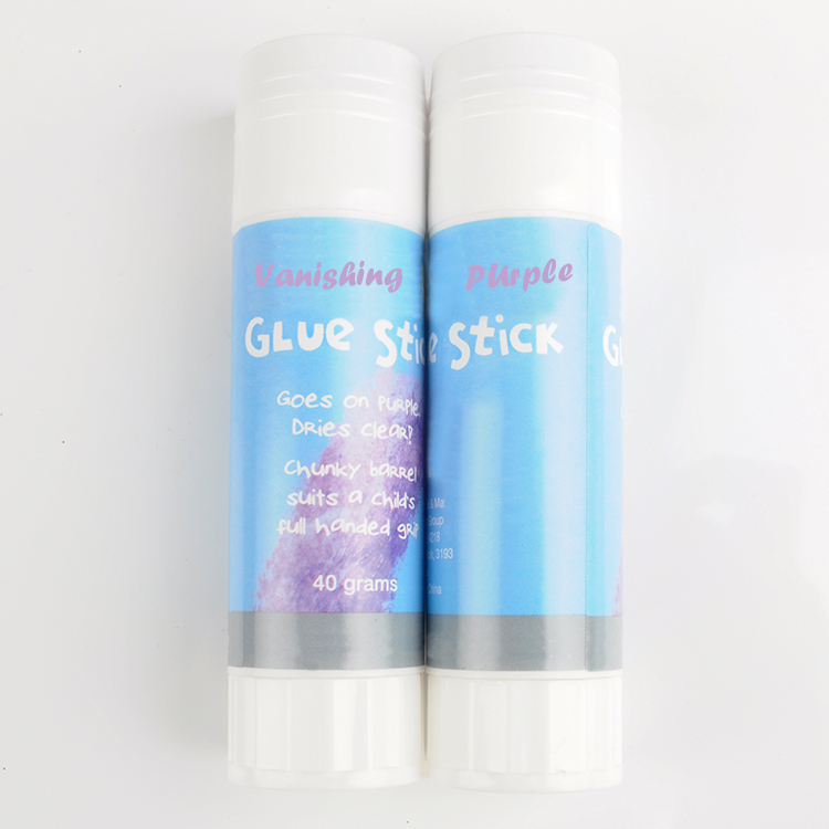 Disappearing Purple School Glue Sticks 40g Each Pack of 2