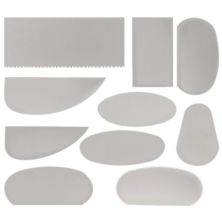 10pcs Steel Cutter Ceramic Tools Steel Serrated Scraper