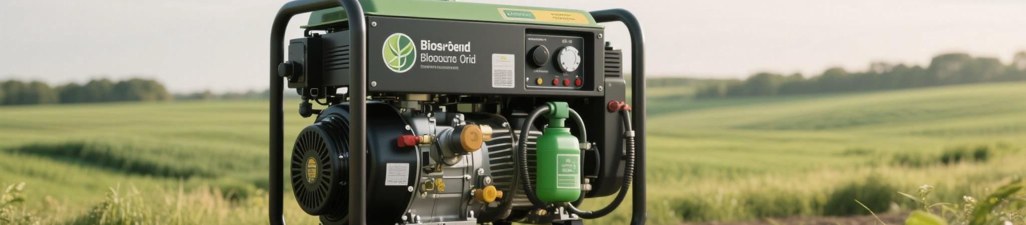 Disel generator na pinapagana ng biodiesel sa isang eco-friendly na pang-industriyang kapaligiran