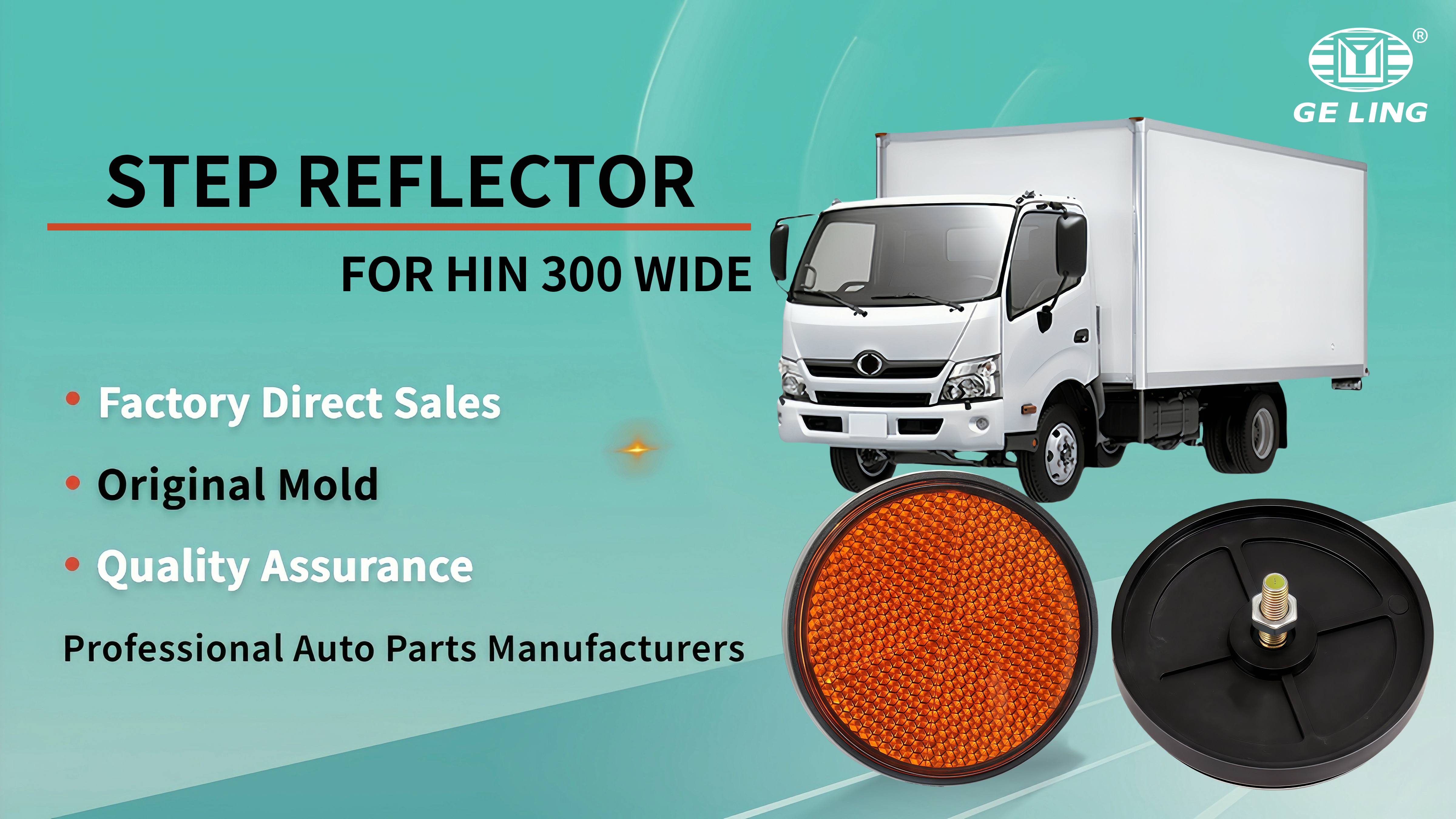 Reflektor Langkah Lebar Hino 300
