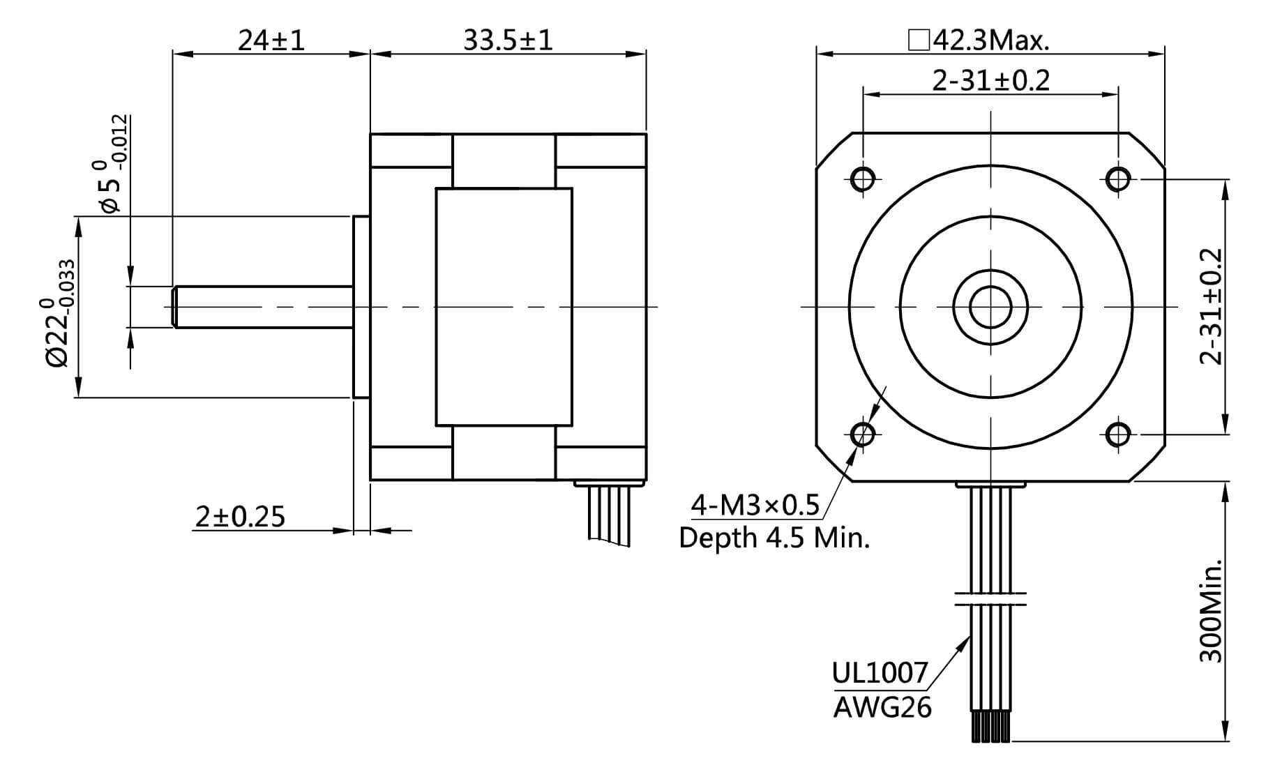 Moteur pas à pas pour imprimante 3D