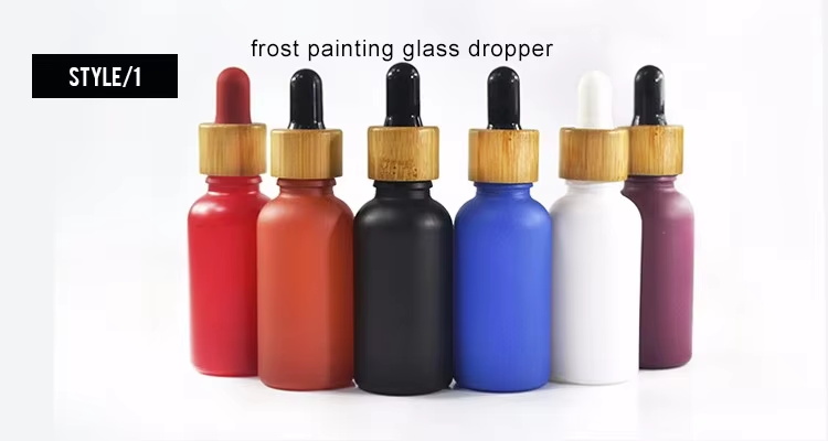 Frostmalerei-Glastropfer