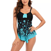 ชุดว่ายน้ำ Tankini พร้อมกระโปรงผู้หญิง