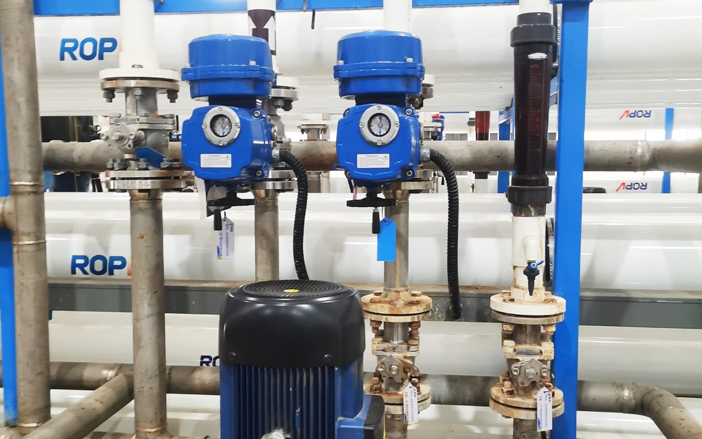 Konzentrische Absperrklappe mit Flansch zur Abfallverbrennung