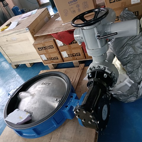 Pabrik COVNA Katup Kupu-Kupu Beralur Flange