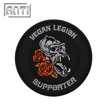 Durable Custom Letter Logo Embroidered Patches Wholesale Flower Patch for Clothing