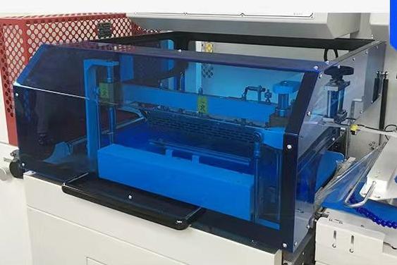 Automatyske ferpakking masine sealing gebiet detail