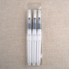 Medium Barrel Water Brush Pens Set of 3 Assorted Round Tips 