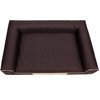 All Weather Soft Luxury Corduroy Pet Bed for Dog with Quilting