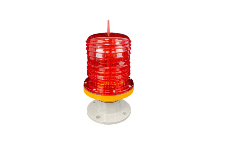 TOPTREE LED de alta visibilidade Luz de obstru&ccedil;&atilde;o de avia&ccedil;&atilde;o solar Luzes de advert&ecirc;ncia de obst&aacute;culo para torre de constru&ccedil;&atilde;o