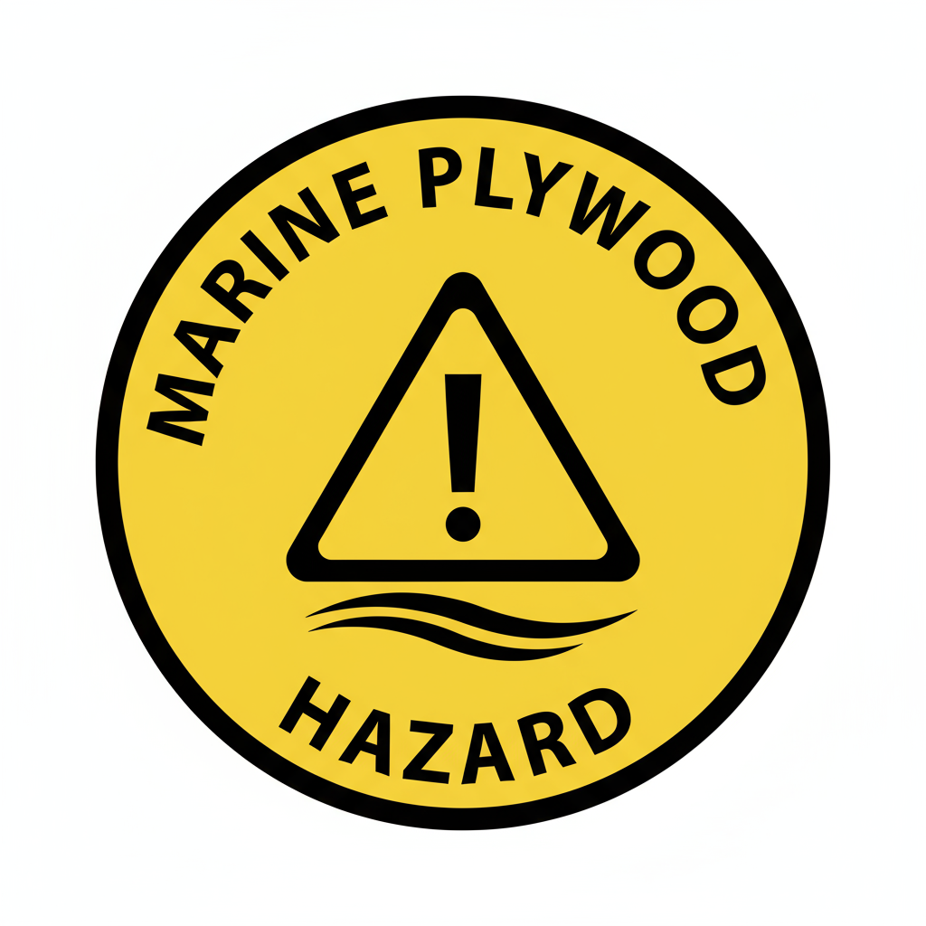 海洋用合板の欠陥