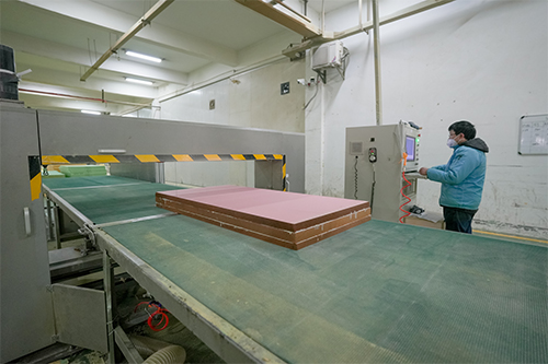 UNION P100 Núcleo de Espuma de PVC Processo de fabricação de placas - linha de produção da fábrica na China