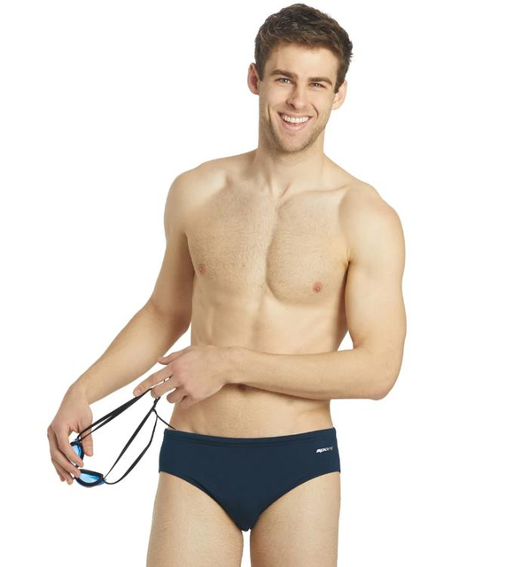 Solid Faarf Schwammen Briefs