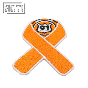 Colorful Number 91 Embroidery Patches Custom Embroidered Patches for Clothing 