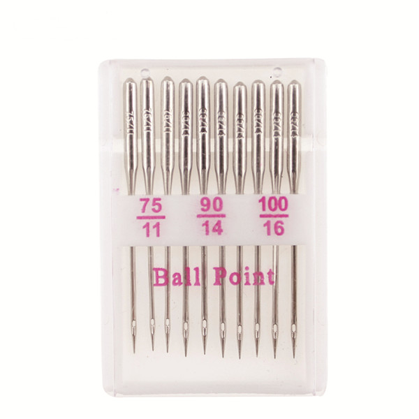 Sewing Machine Needles 10pcs Ball Point 70-90-100 14022