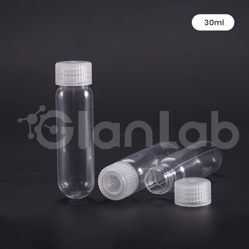 Provetta da centrifuga in policarbonato da 30 ml con tappo a vite.2