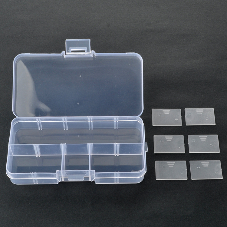 10 Grid Plastic Organizer Box 12.9x6.3x2.2cm