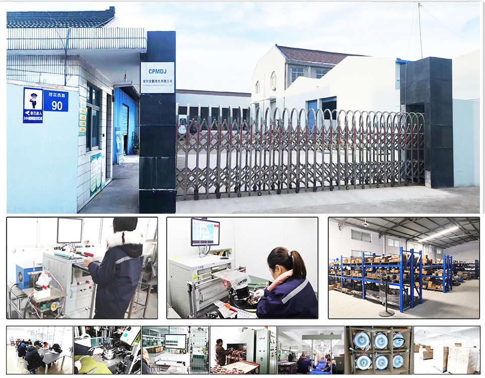 CPMDJ CHANGZHOU CHANGPENG MOTOR CO.,LTD PROVEEDOR DE MOTORES DE VENTILADOR FABRICANTES DE F&Aacute;BRICA PROVEEDORES -HVACFANMOTOR.COM
