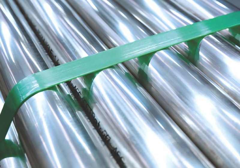 Emballage de tuyaux en acier inoxydable(1)(1)