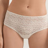 Calces femenines d'encaix blanc reciclat superior 