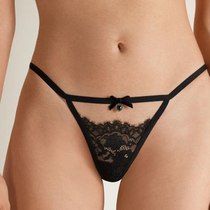 Wanita Seksi Lace Thong Lingerie 