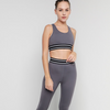 Griż U Bojod Striped Nisa Sports Bra
