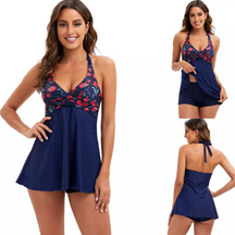 Zwee St&eacute;ck Swimsuit Tankini fir Fraen