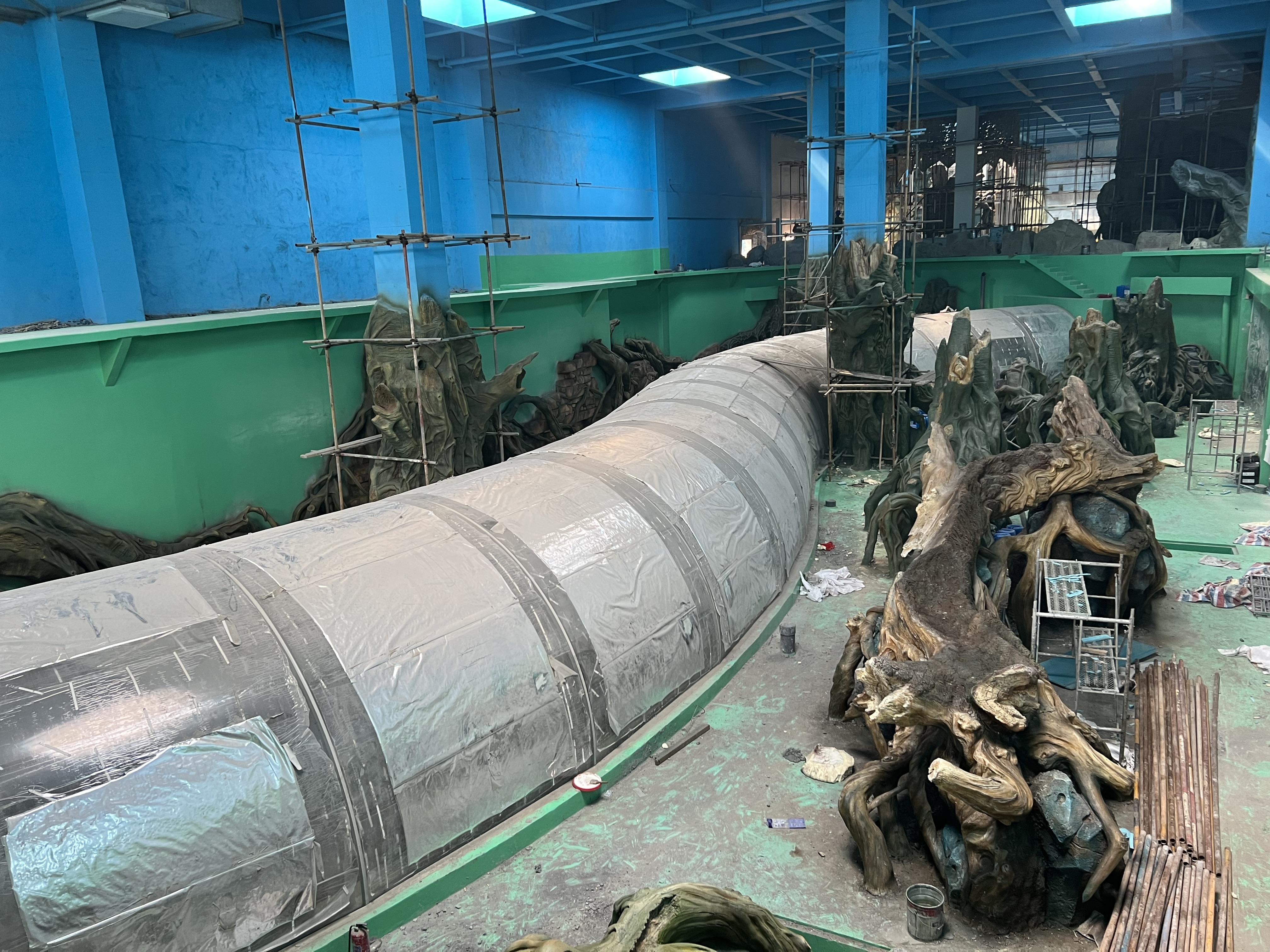 Acryltunnelaquarium - LEYU-installatie