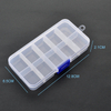 10 Grid Plastic Organizer Box 12.8x6.5x2.1cm