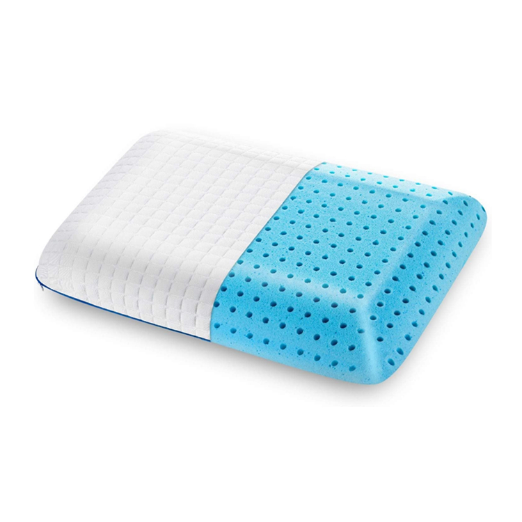 Soft Good Cooling Washable Cover Gel Infused Memory Foam Pillow 