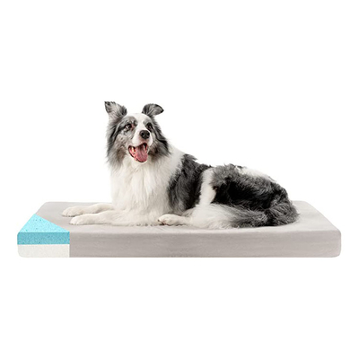 2022 Amazon Best Square Basics Animal Chewproof Gel Large Orthopedic Foam Calming Dog Bed Pet