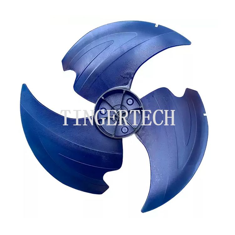 554 148 CCW-L&uuml;fterbl&auml;tter f&uuml;r Midea-Klimaanlage, Welle 12 mm L&uuml;fterblatt 3 Bl&auml;tter