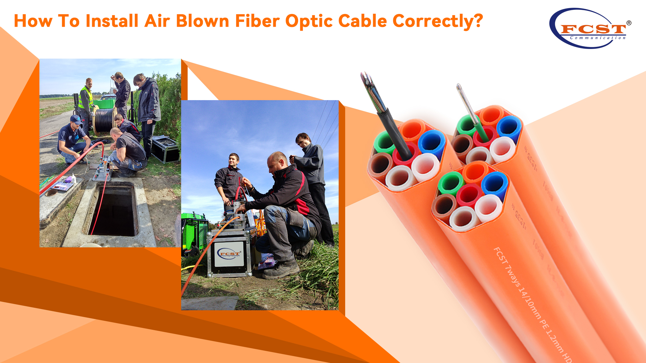 How To Install Air Blown Fiber Optic Cable Correctly