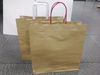 White Black Cardboard Kraft Paper Bag With Handle Paper Bag Customize Craft Bag 