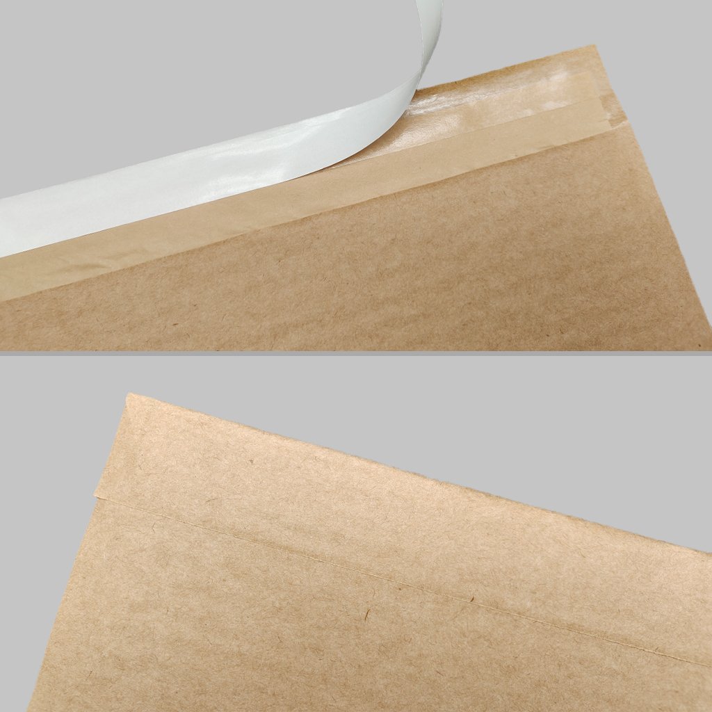 Anuncio publicitario KRAFBUBBLE marrón grande de 3 capas 200 piezas (272 mm × 315 mm / 10,7 '' × 12,4 '')
