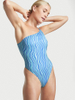 Costum de baie cu dungi Blue Wave