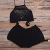 ชุดว่ายน้ำ Tank Top ลายดอกไม้ Tankini