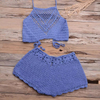 ชุดว่ายน้ำ Tank Top ลายดอกไม้ Tankini