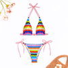 Bikini mit Wellenmuster