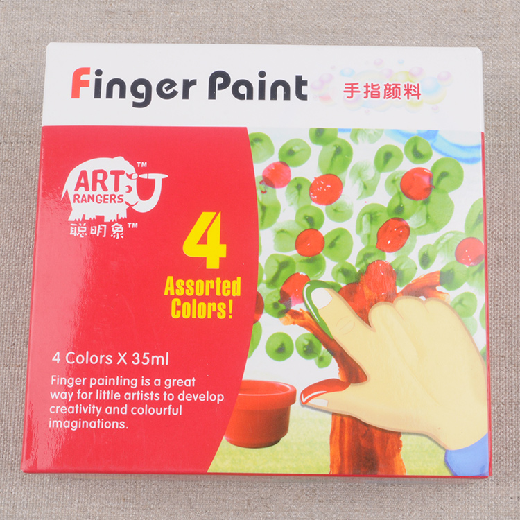 4x35ml Finger Paint Set
