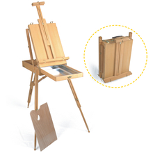 Wooden Sketch Box Easel with Aluminium Tray 87x100x182cm