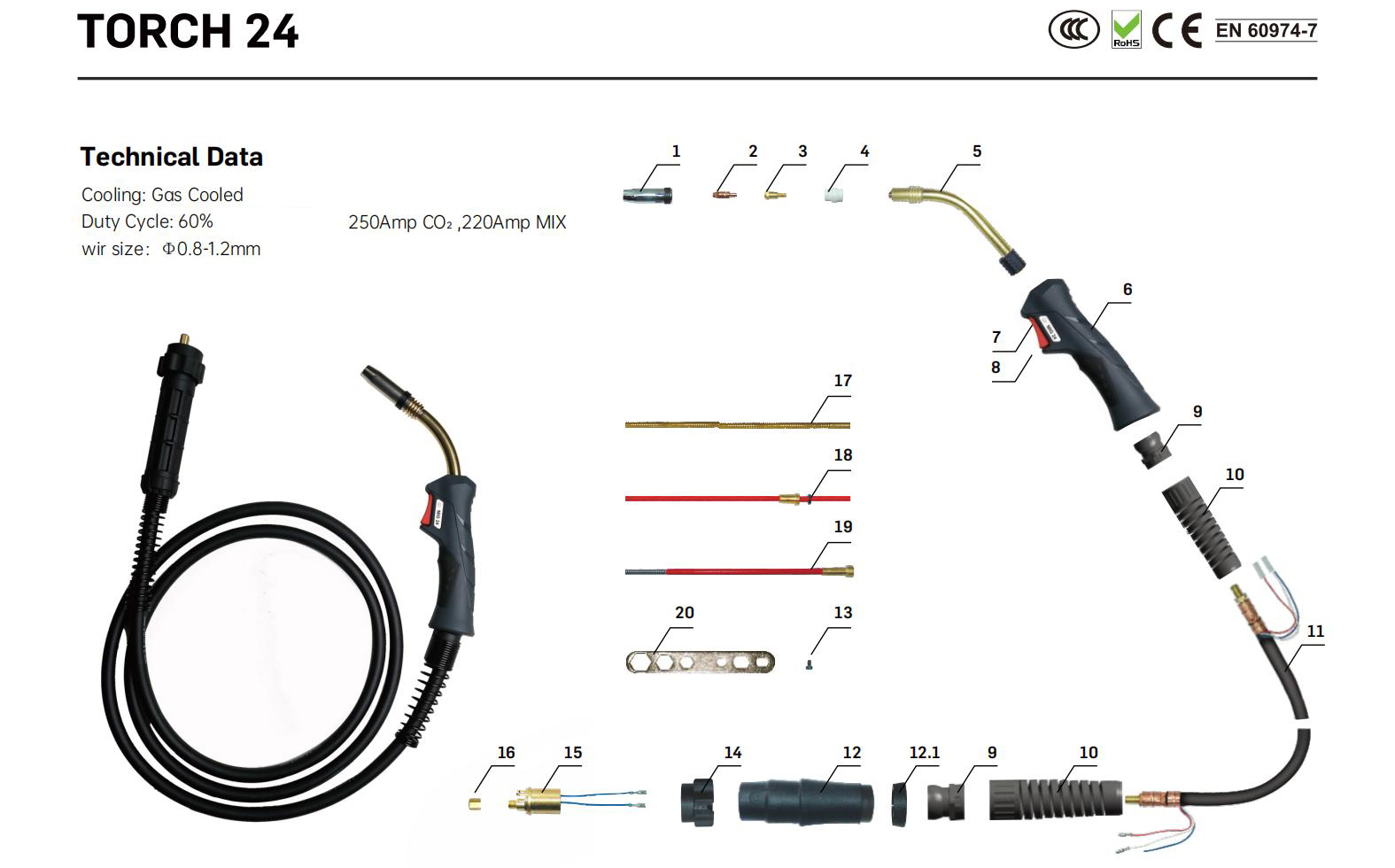 ANTORCHA DE SOLDADURA MIG INWELT_mb24