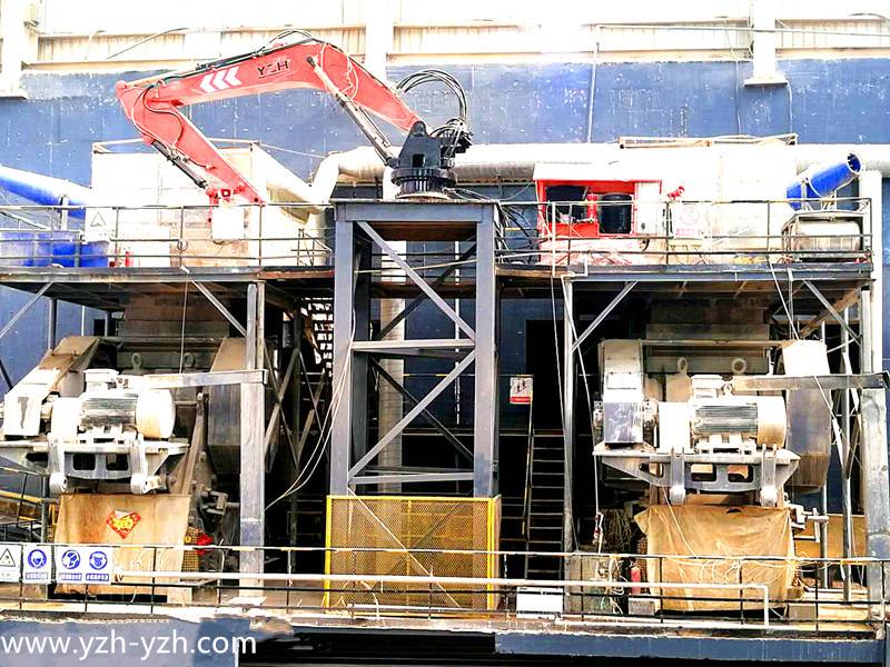 የYZH Pedestal Breakers Boom System ለድምር ፋብሪካ የምርት ቅልጥፍናን አሻሽሏል።