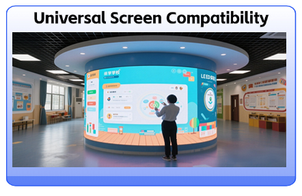 interactive touch projection