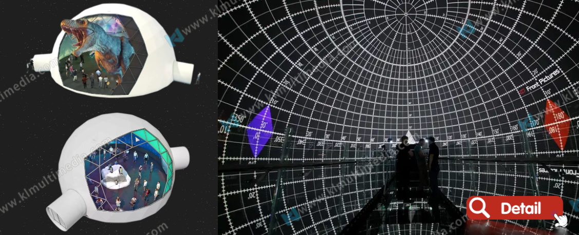 projection dome room