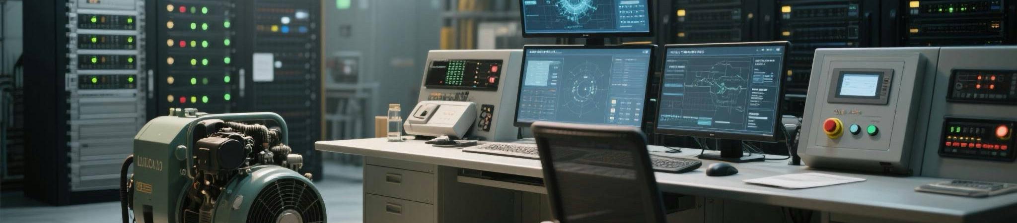 Система дизель-генератора интегрирована в диспетчерскую интеллектуального центра обработки данных