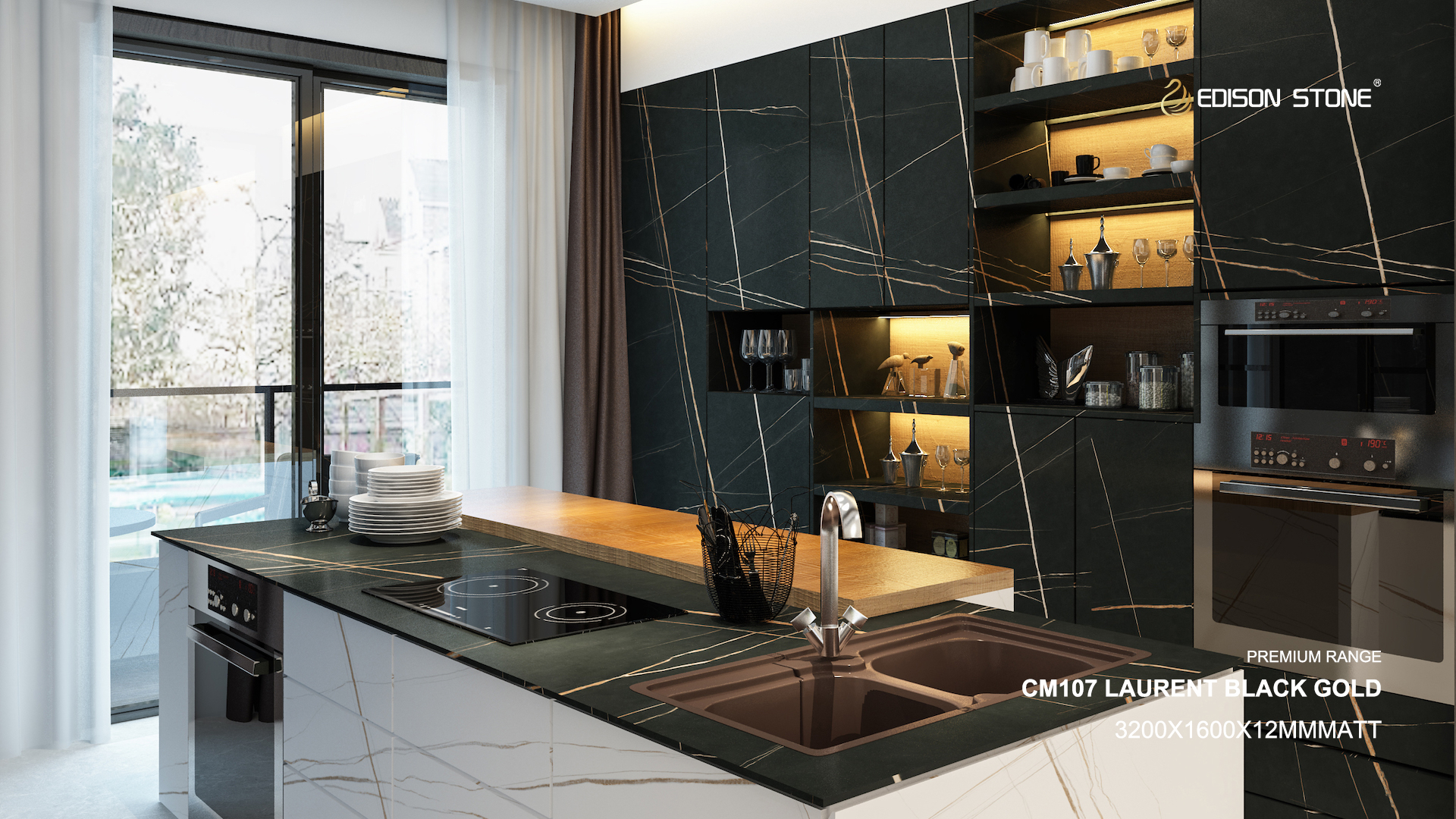 ローラン ブラック ゴールド CM107 マット