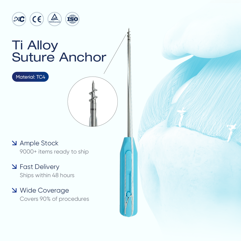 Heleuma Suture Titanium | Hoʻopili Hoʻoponopono Ligament no ka poʻohiwi a me ke kuli | XC Medico